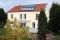 Solar collectors on the roof of a house